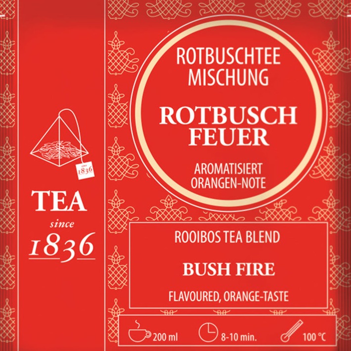 Rooibostee Rotbuschfeuer im Teebeutel