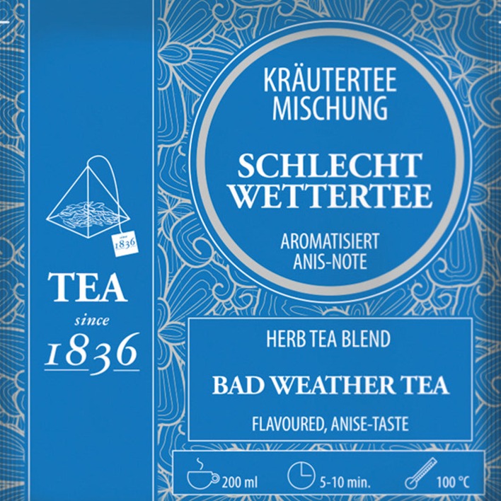 Kraeutertee Schlecht Wettertee im Teebeutel