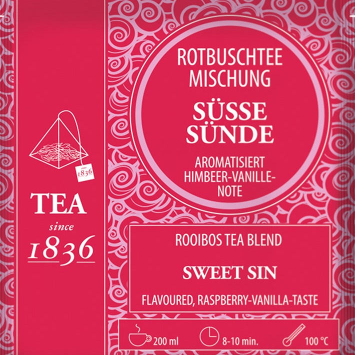 Rooibostee Suesse Suende im Teebeutel