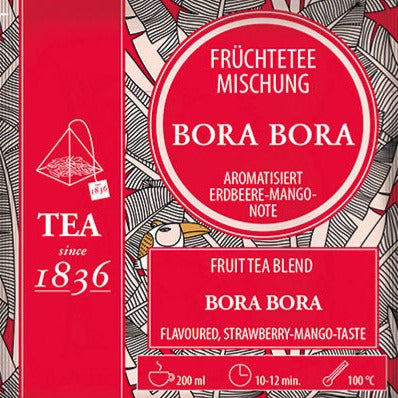 Fruechtetee Bora Bora im Teebeutel