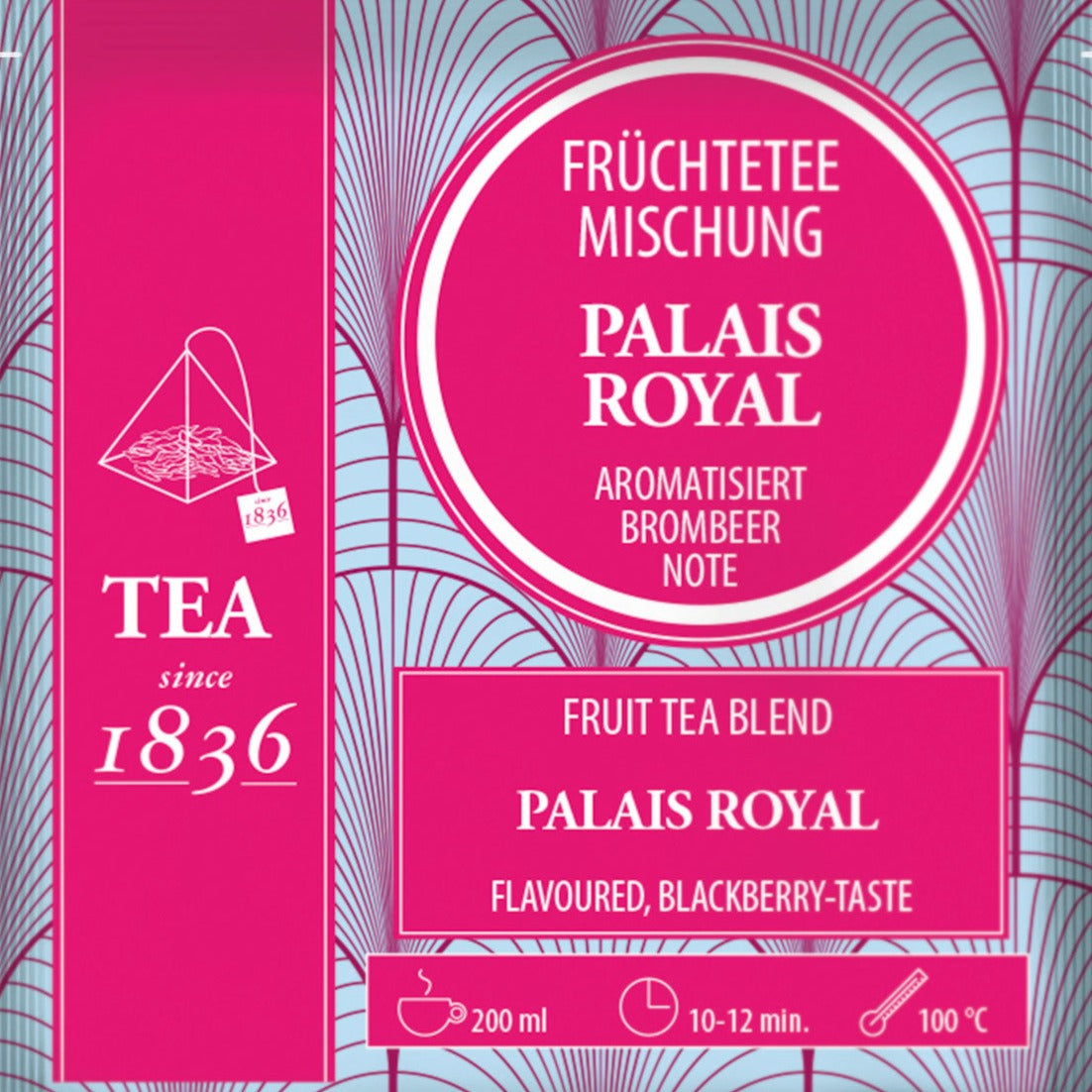 Früchtetee Palais Royal im Teebeutel