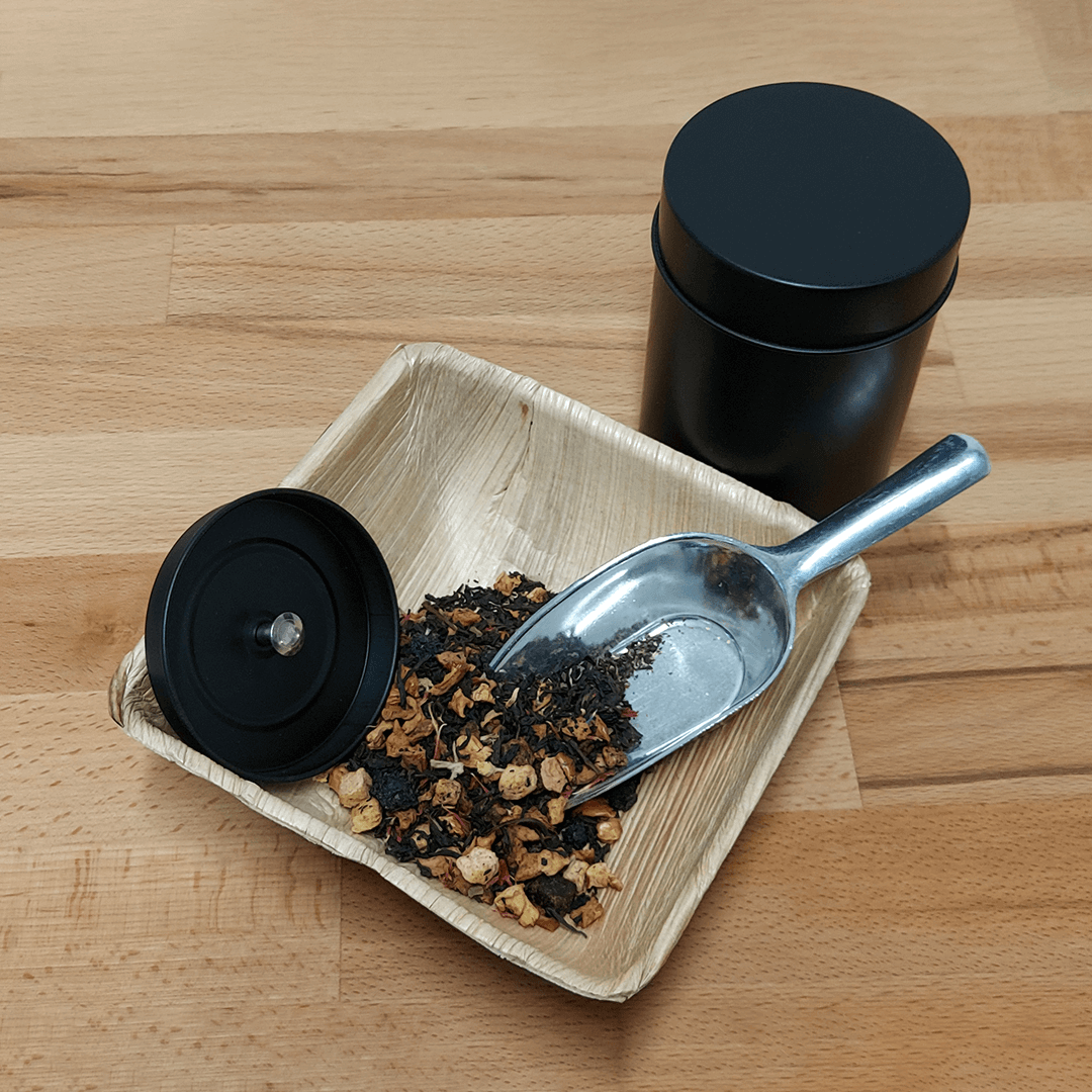 Teedose mit Schalle