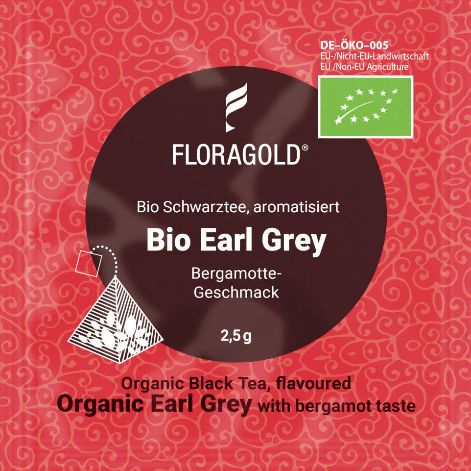 Schwarztee Bio Earl Grey im Teebeutel