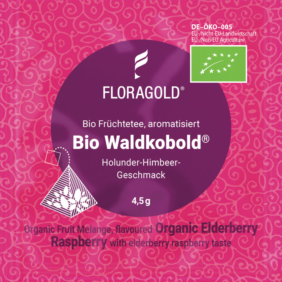 Fruechtetee Bio Waldkobold im Teebeutel