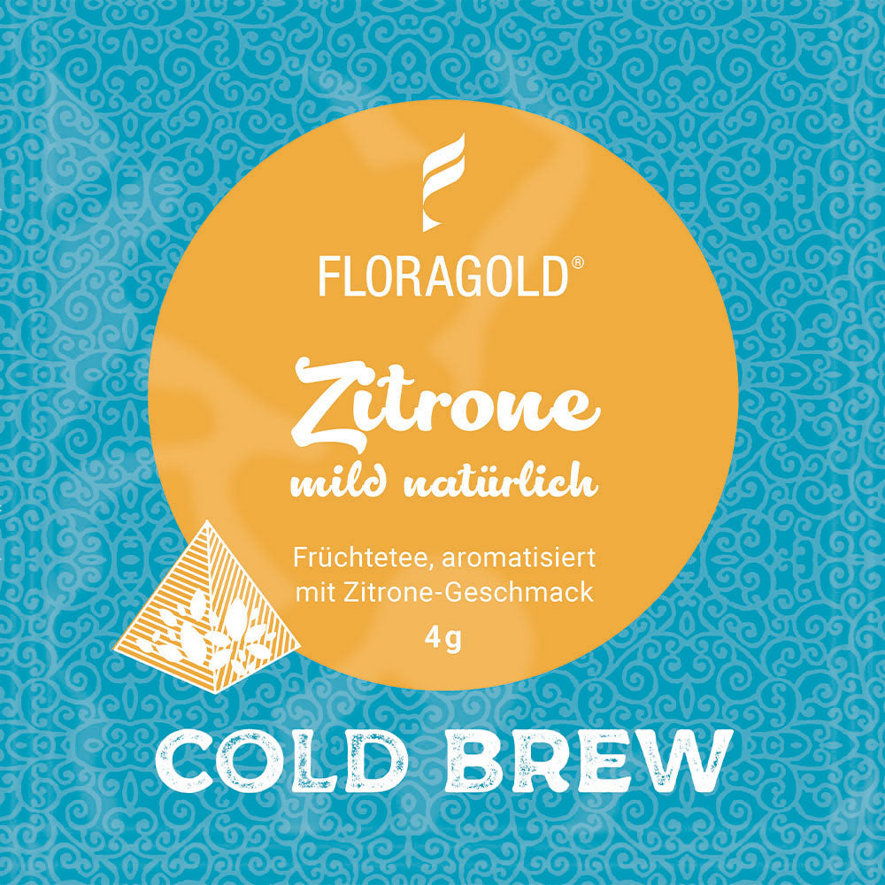 Cold Brew Zitrone mild natürlich im Einzelbeutel