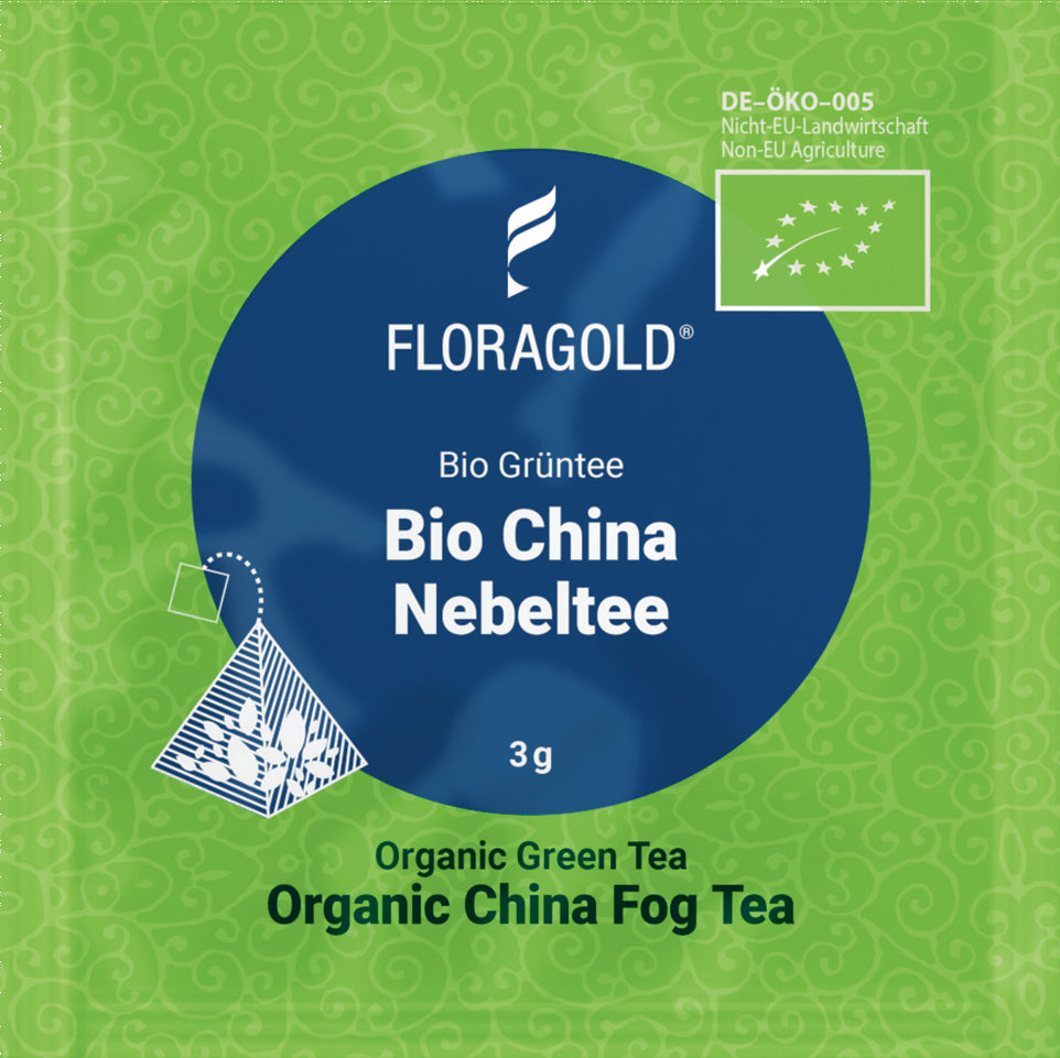 Gruentee China Nebeltee im Teebeutel