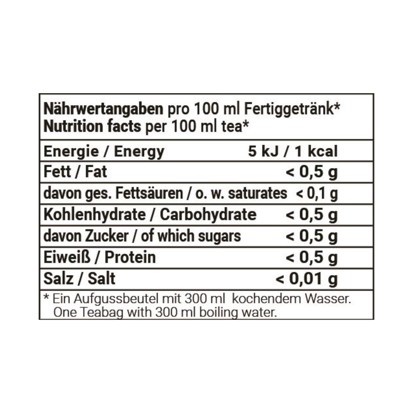 Nährwertangaben Bio Maracuja