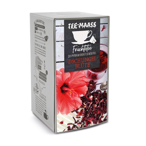 Dschungelblüte aromatisierter Früchtetee in einer 20 Box