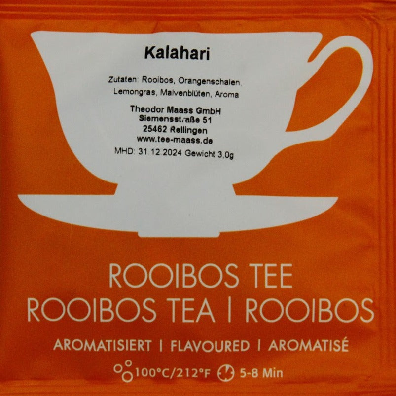 Rooibostee Kalahari im Teebeutel