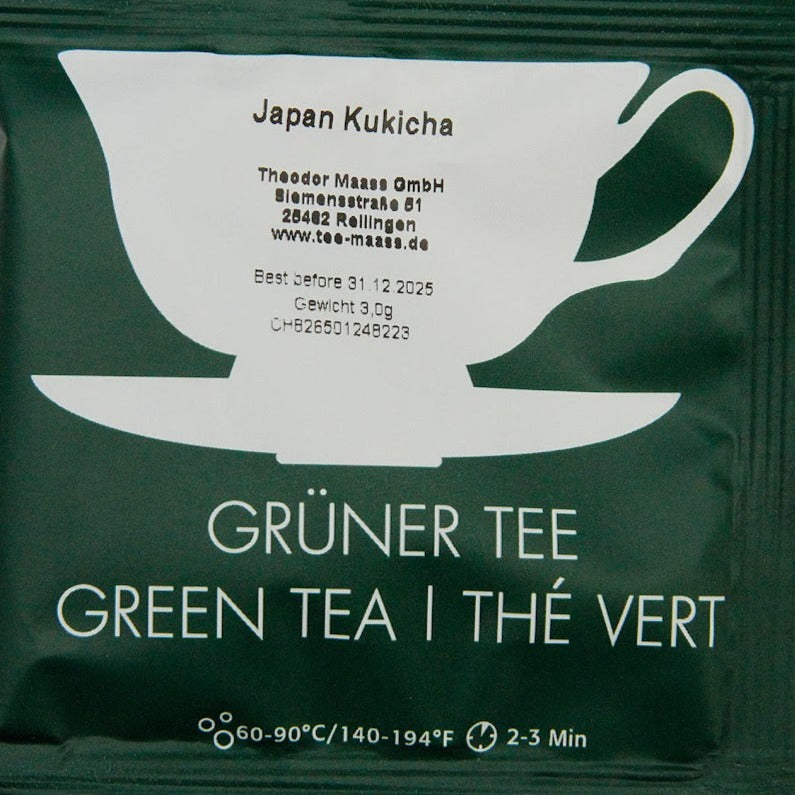 Gruentee Japan Kukicha im Teebeutel