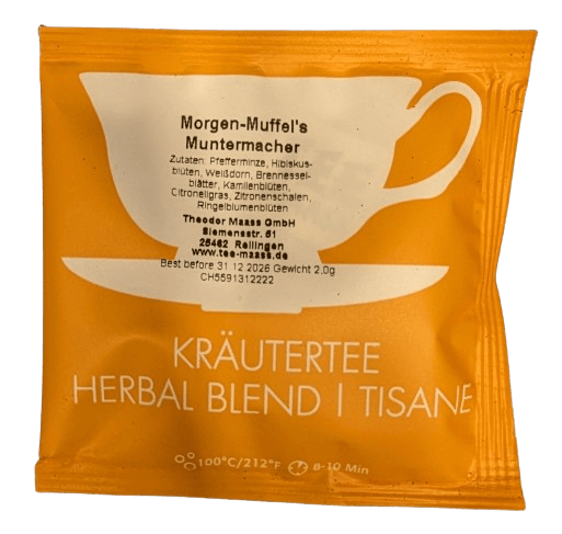 Morgenmuffel Muntermacher Teebeutel