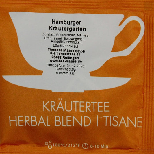 Hamburger Kräutergarten Tee im Einzelbeutel