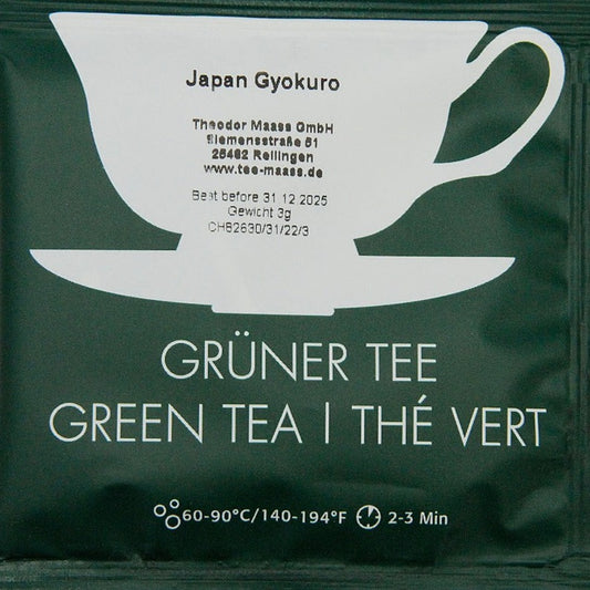 JAPAN Gyokuro Grüner Tee im Einzelbeutel