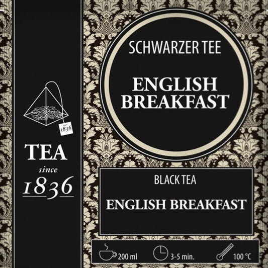 Schwarztee English Breakfast im Teebeutel