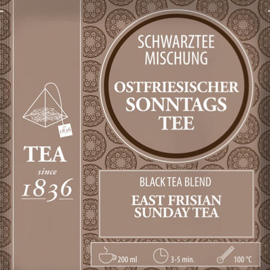 Schwarztee Ostfriesischer Sonntags Tee im Teebeutel