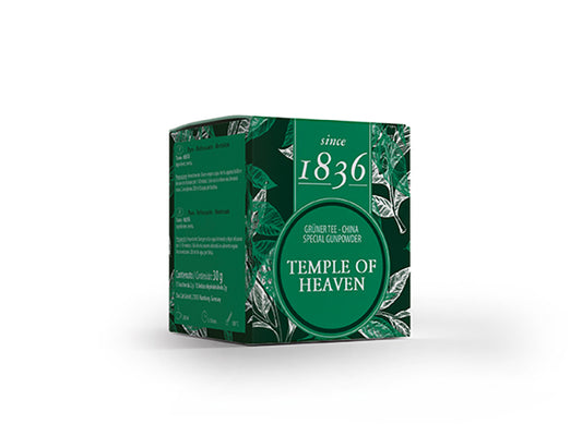 Grüner Tee China Special Gunpowder Temple of Heaven in einer 15 Box