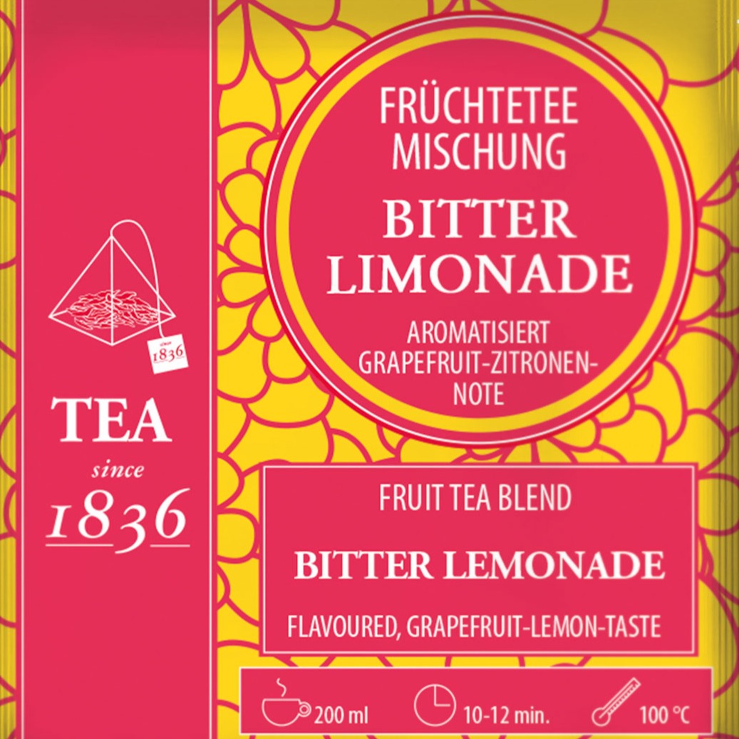 Fruechtetee Bitterlimonade im Teebeutel