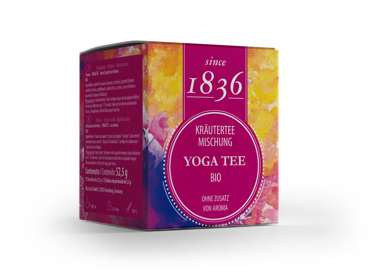 Kräuterteemischung k.b.A. Yoga Tee in einer 15 Box