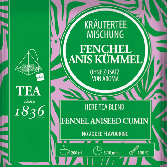 Fenchel Anis Kümmel Kräutertee im Teebeutel