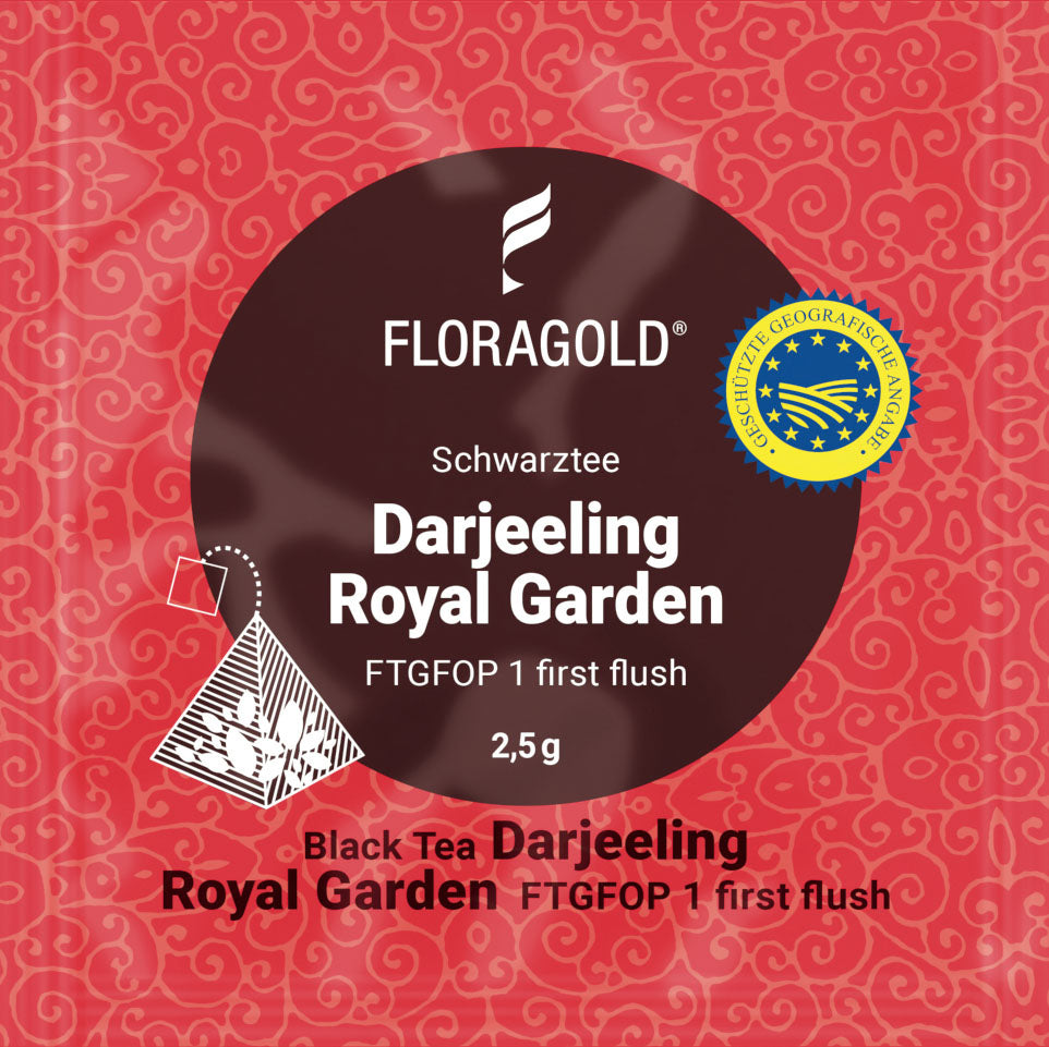 Darjeeling* Royal Garden Darjeeling FTGFOP 1 first flush Schwarztee im Einzelbeutel