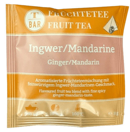 Ingwer Mandarine Früchteteemischung Teebeutel