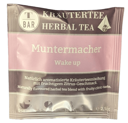 Muntermacher aromatisierter Kräutertee Teebeutel